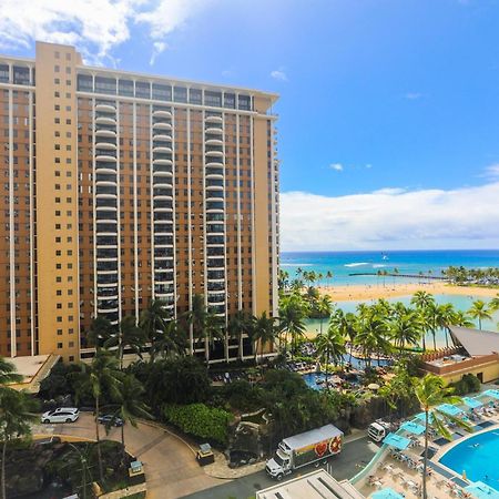 Ilikai Tower One Bedroom Lagoon View Waikiki Condos With Lanai & Free Wifi Honolulu Værelse billede