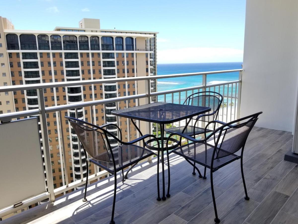 Ilikai Tower One Bedroom Lagoon View Waikiki Condos With Lanai & Free Wifi Honolulu Værelse billede