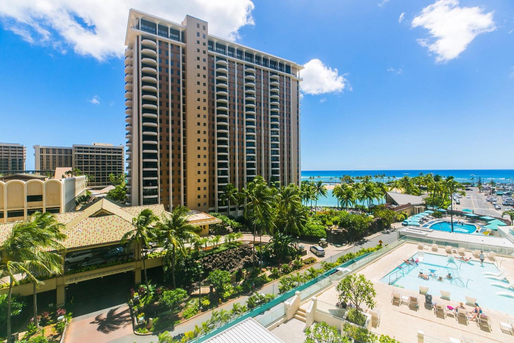 Ilikai Tower One Bedroom Lagoon View Waikiki Condos With Lanai & Free Wifi Honolulu Værelse billede